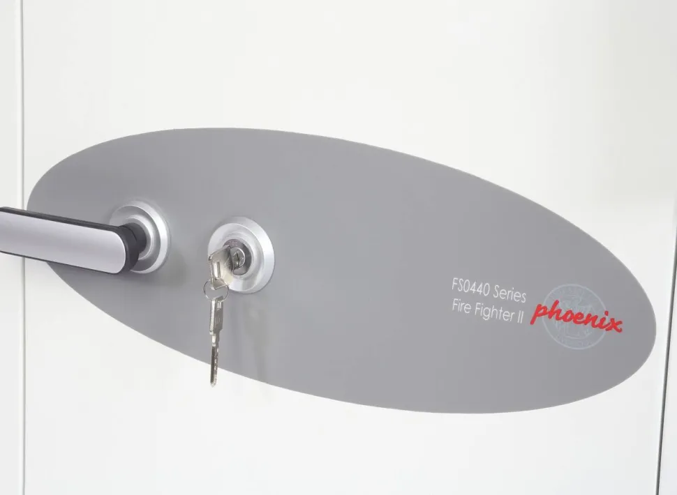 Phoenix Brandkluis met Sleutel Slot FS0442K 84L 820 x 520 x 520 mm Wit
