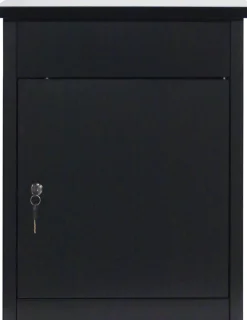 Phoenix Brievenbus PB0581BK Sleutelslot Zwart 440 x 350 x 580 mm
