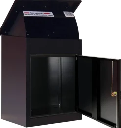 Phoenix Brievenbus PB0581BK Sleutelslot Zwart 440 x 350 x 580 mm