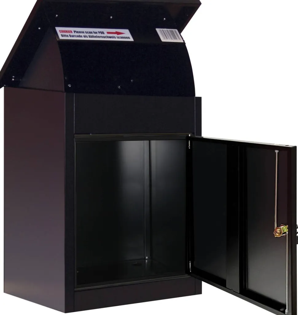 Phoenix Brievenbus PB0581BK Sleutelslot Zwart 440 x 350 x 580 mm