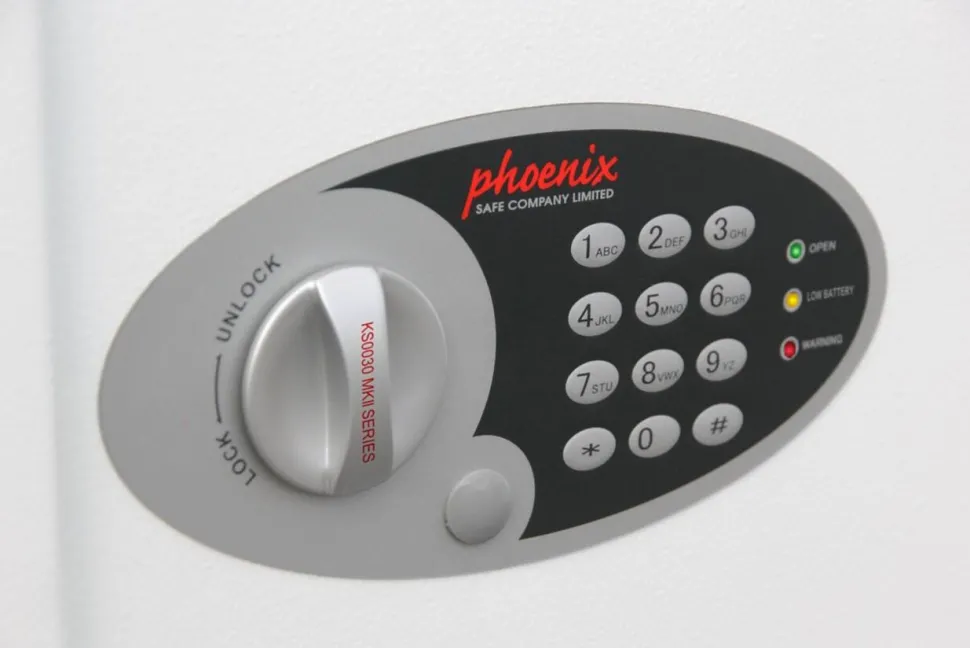 Phoenix Cygnus Sleutelkluis Elektronisch slot 6,5 l KS0031E Wit