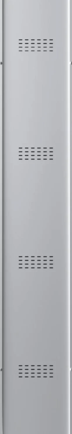 Phoenix Personal Lockers Staal Garderobekast 4 Deurs Sleutelslot 300 x 500 x 1,830 mm Grijs, Rood