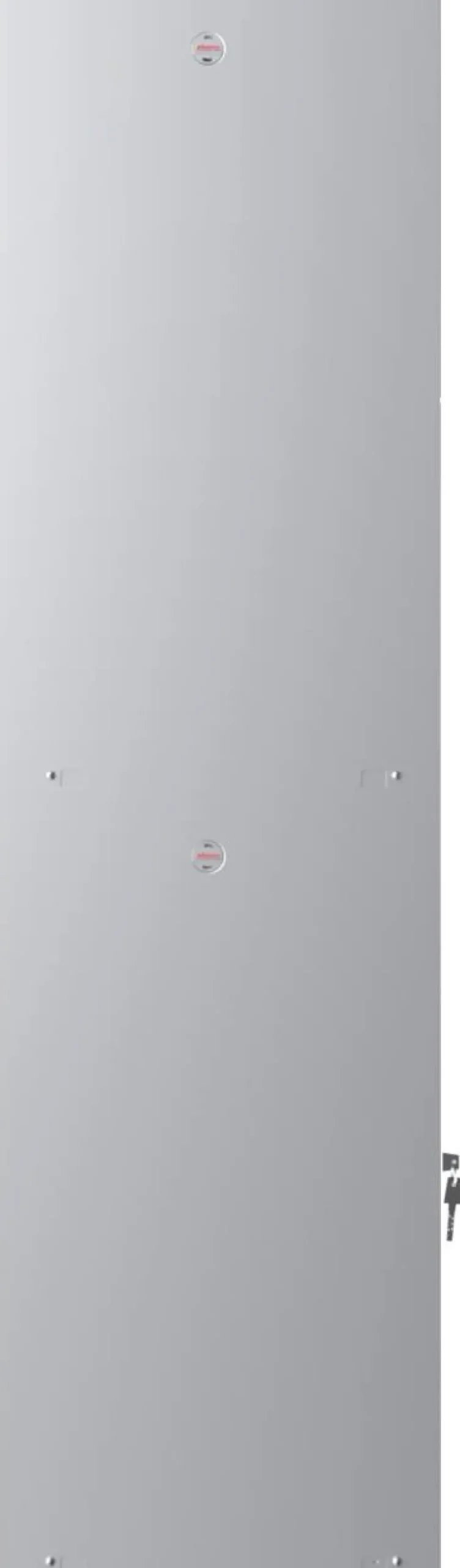 Phoenix Personal Lockers Staal Garderobekast 2 Deurs Sleutelslot 300 x 500 x 1,830 mm Grijs
