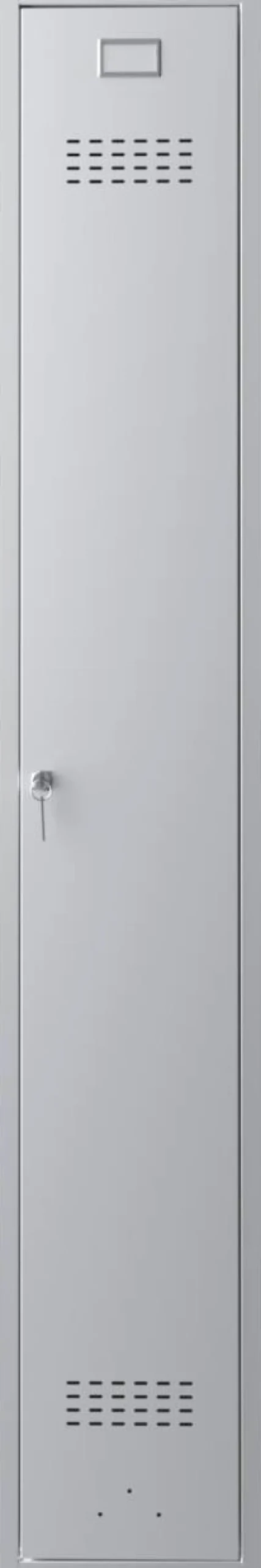Phoenix Personal Lockers Staal Garderobekast 1 Deurs Sleutelslot 300 x 500 x 1,830 mm Grijs