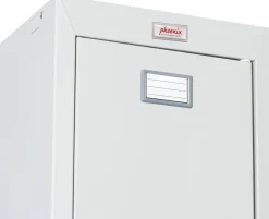 Phoenix Personal Lockers Staal Garderobekast 1 Deurs Sleutelslot 300 x 500 x 1,830 mm Grijs
