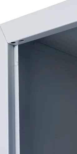 Phoenix Personal Lockers Staal Garderobekast 1 Deurs Sleutelslot 300 x 500 x 1,830 mm Grijs