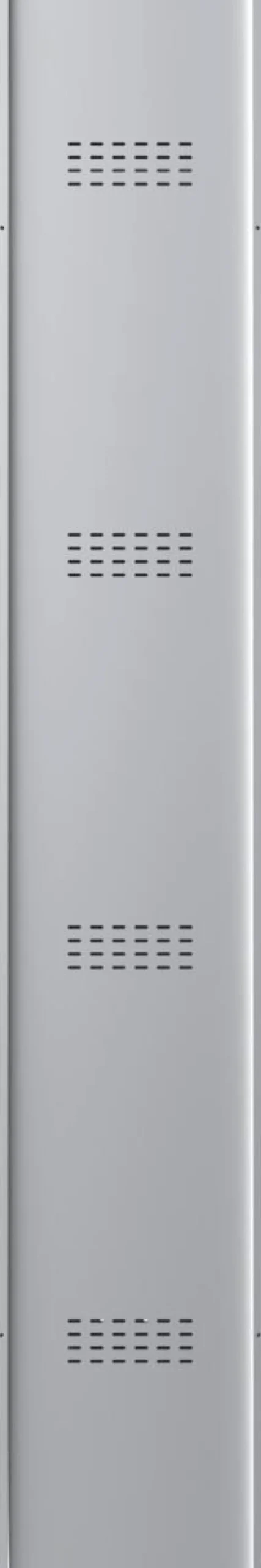 Phoenix Personal Lockers Staal Garderobekast 1 Deurs Sleutelslot 300 x 500 x 1,830 mm Blauw, Grijs