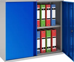 Phoenix SC Kast Staal 1 Plank Afsluitbaar 1.000 x 500 x 1.000 mm Blauw, grijs