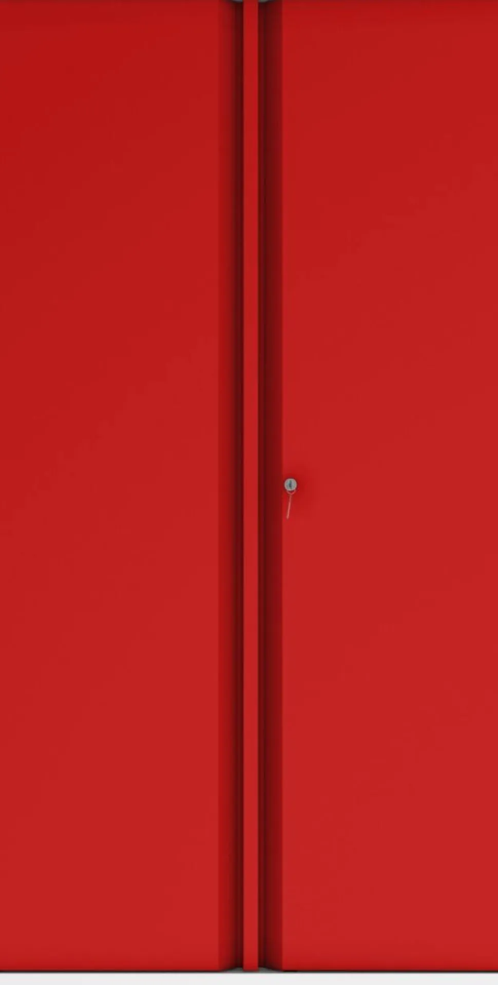 Phoenix SC Kast Staal 4 Planken Afsluitbaar 1.000 x 500 x 1.900 mm Grijs, rood