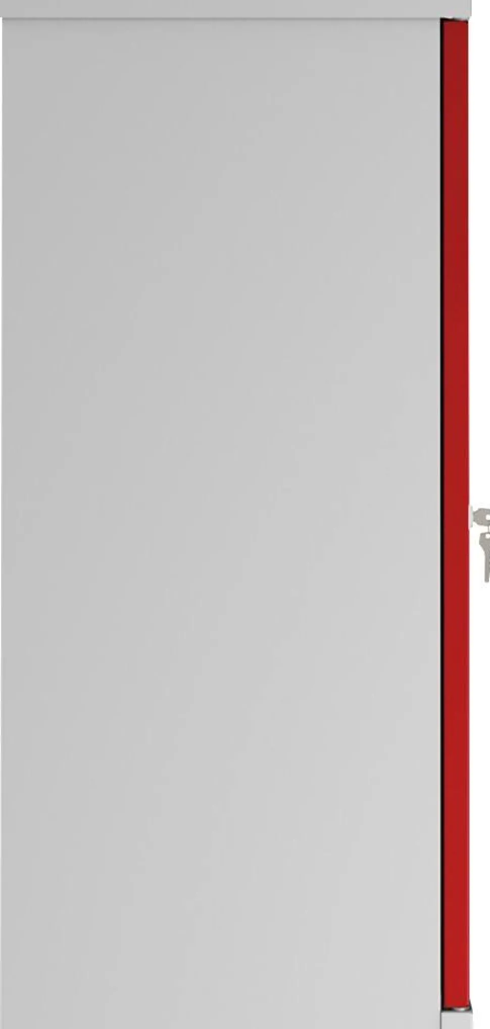 Phoenix SC Kast Staal 1 Plank Afsluitbaar 1.000 x 500 x 1.000 mm Grijs, rood
