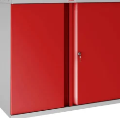 Phoenix SC Kast Staal 1 Plank Afsluitbaar 1.000 x 500 x 1.000 mm Grijs, rood