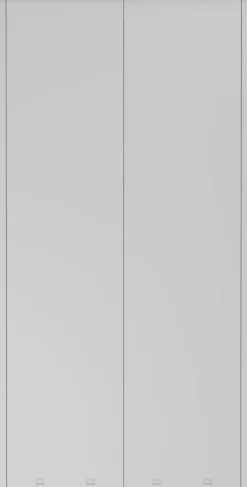 Phoenix SCL Series Draaideurkast Staal 4 Planken Afsluitbaar 915 x 370 x 1.830 mm Grijs, rood