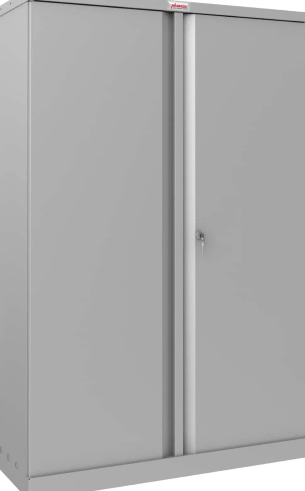 Phoenix SCL Series Draaideurkast Staal 3 Planken Afsluitbaar 915 x 370 x 1.400 mm Grijs