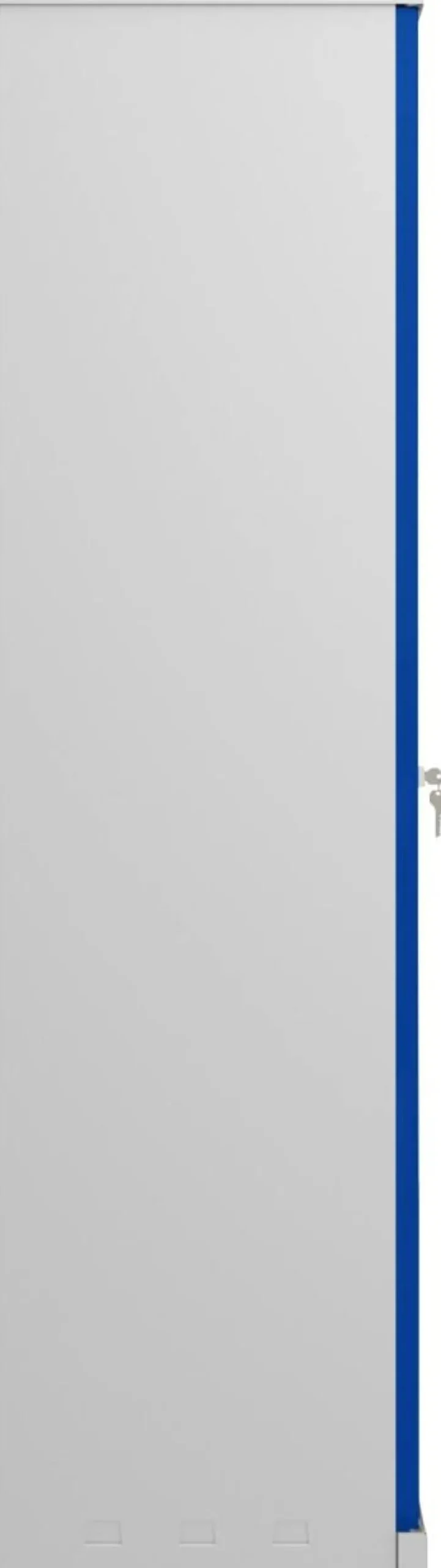 Phoenix SCL Series Draaideurkast Staal 3 Planken Afsluitbaar 915 x 370 x 1.400 mm Blauw, grijs