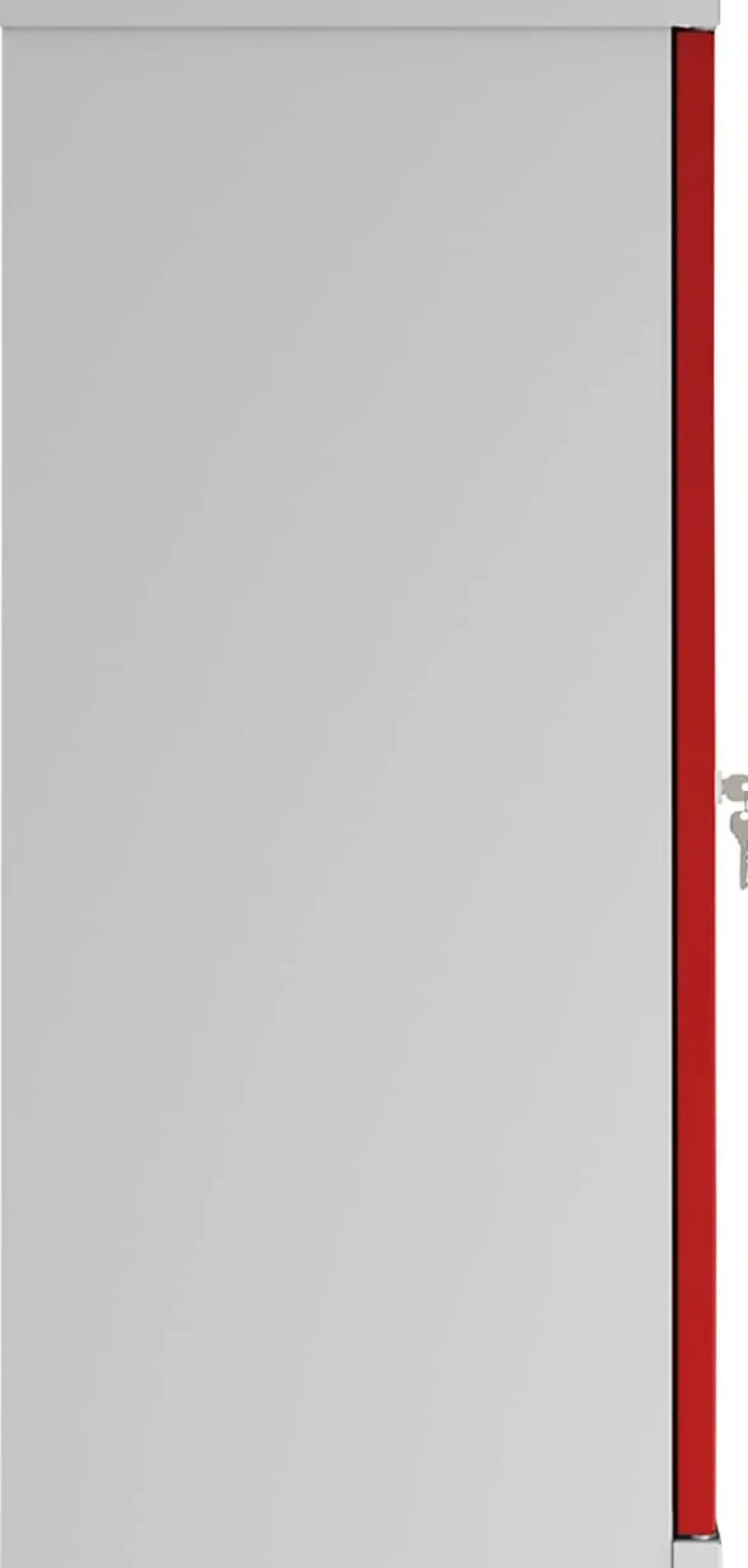 Phoenix SCL Series Draaideurkast Staal 1 Plank Afsluitbaar 915 x 370 x 830 mm Grijs, rood