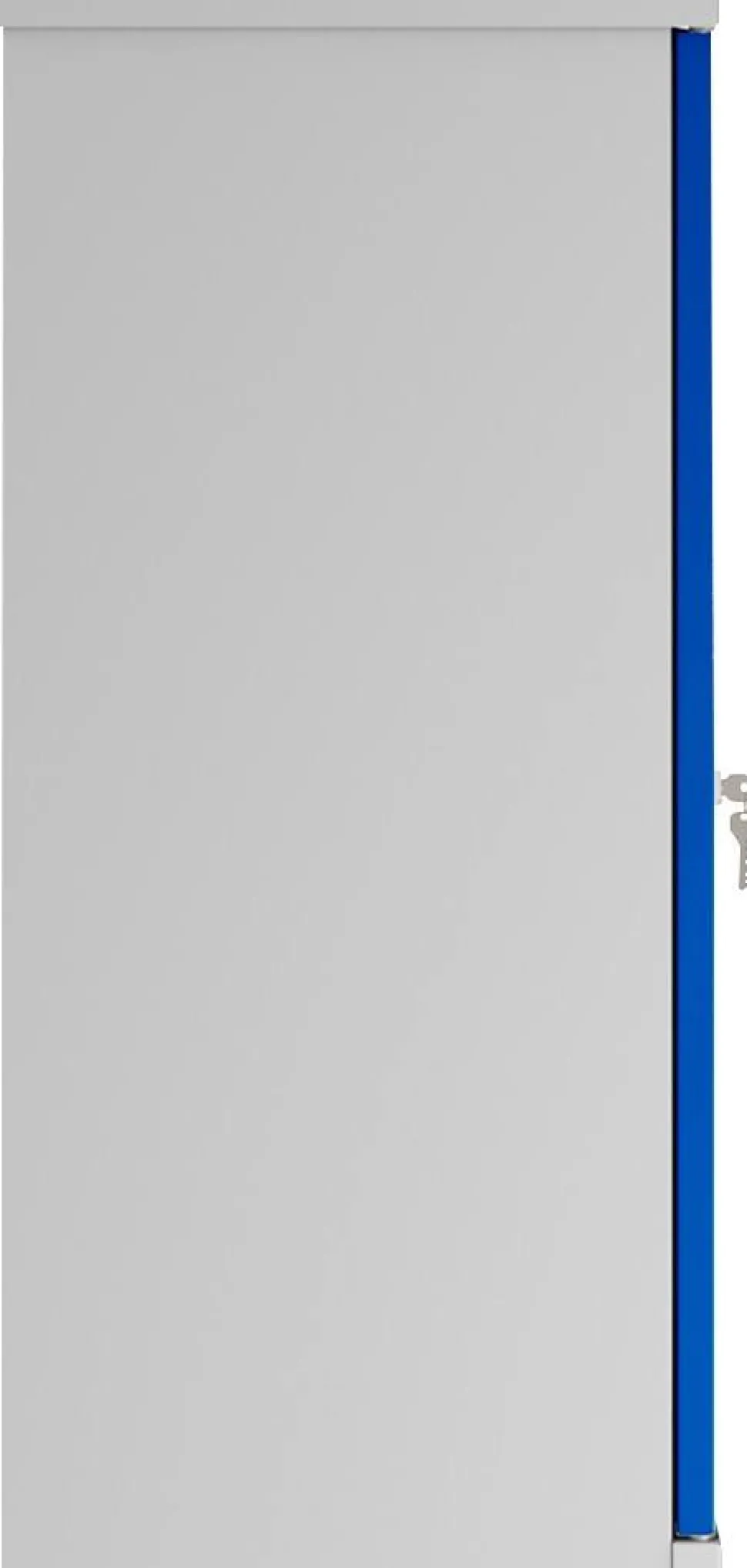 Phoenix SCL Series Draaideurkast Staal 1 Plank Afsluitbaar 915 x 370 x 830 mm Blauw, grijs