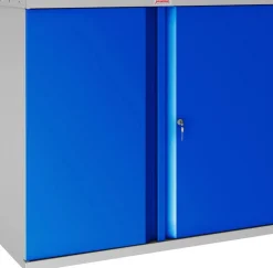 Phoenix SCL Series Draaideurkast Staal 1 Plank Afsluitbaar 915 x 370 x 830 mm Blauw, grijs