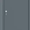 Phoenix Staal Garderobekast 1 Deur Sleutelslot 400 x 400 x 1,265 mm Antraciet, Grijs