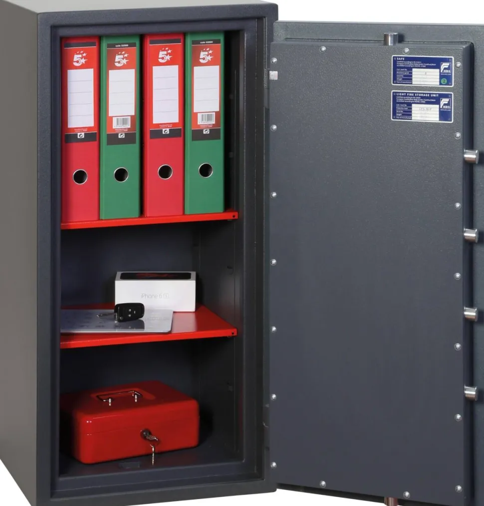 Phoenix Veiligheidskluis met Sleutelslot HS1053K 90L 900 x 440 x 430 mm Grijs