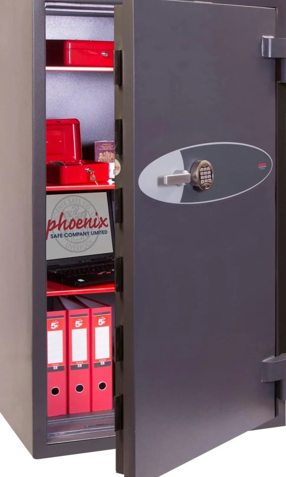Phoenix Veiligheidskluis met Electronischslot HS3555E 330L 1630 x 860 x 500 mm Grijs
