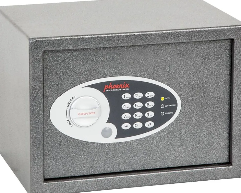 Phoenix Vela Home Veiligheidskluis Elektronisch slot 17 L SS0802E Zilver
