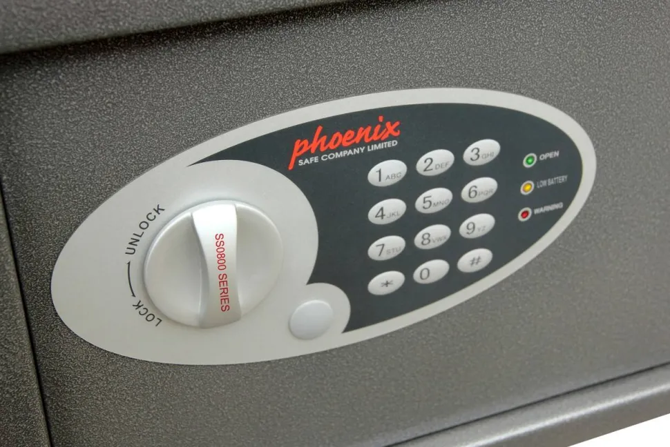 Phoenix Vela Home Veiligheidskluis Elektronisch slot 17 L SS0802E Zilver