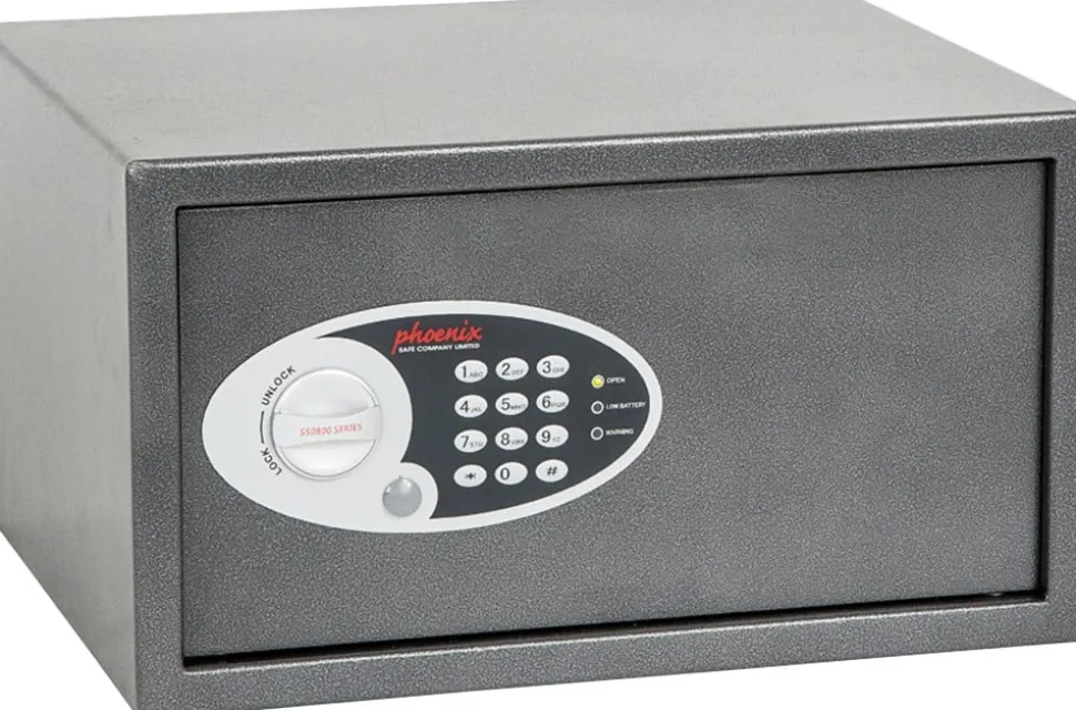 Phoenix Vela Home Veiligheidskluis Elektronisch slot 34 L SS0803E Zilver