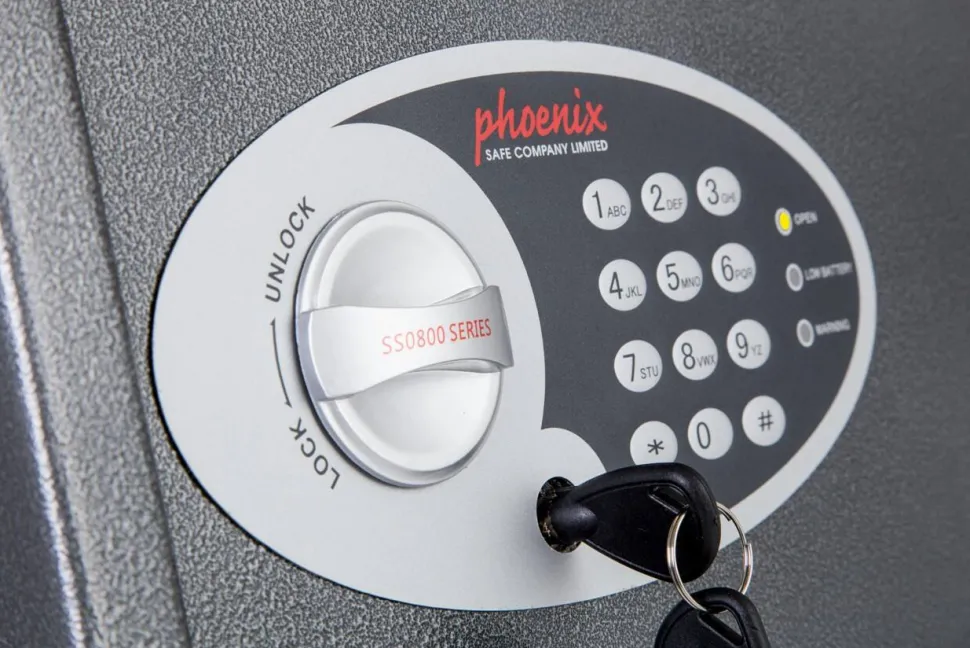 Phoenix Vela Veiligheidskluis Elektronisch slot 88 L SS0805E Grafiet, grijs