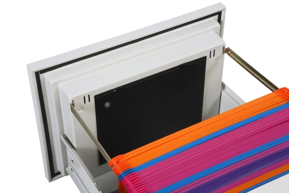 Phoenix World Class Vertical Fire File Archiefkast Sleutel 51 FS2274K Wit