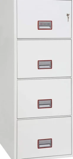 Phoenix World Class Vertical Fire File Archiefkast Sleutel 51 FS2274K Wit
