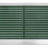 PROFESSIONAL LINE Entreemat Profi Brush Aluminium, nylon Groen 800 x 500 mm