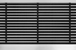 PROFESSIONAL LINE Entreemat Profi Brush Aluminium, nylon Zwart 800 x 500 mm