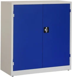 Roldeurkast DMAED 106 Blauw. Wit 1000 x 450 x 1060 mm