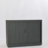 Roldeurkast Zwart 1.200 x 450 x 730 mm