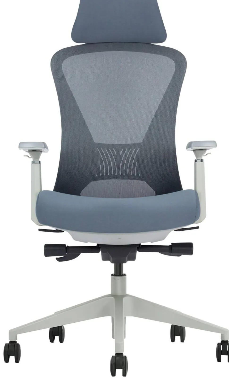Schaffenburg 600 Series Bureaustoel Synchroonmechanisme 3D armleuning Grijs 110 kg ATO-600-NEN-GM-GB-S 520 x 590 x 1.350 mm