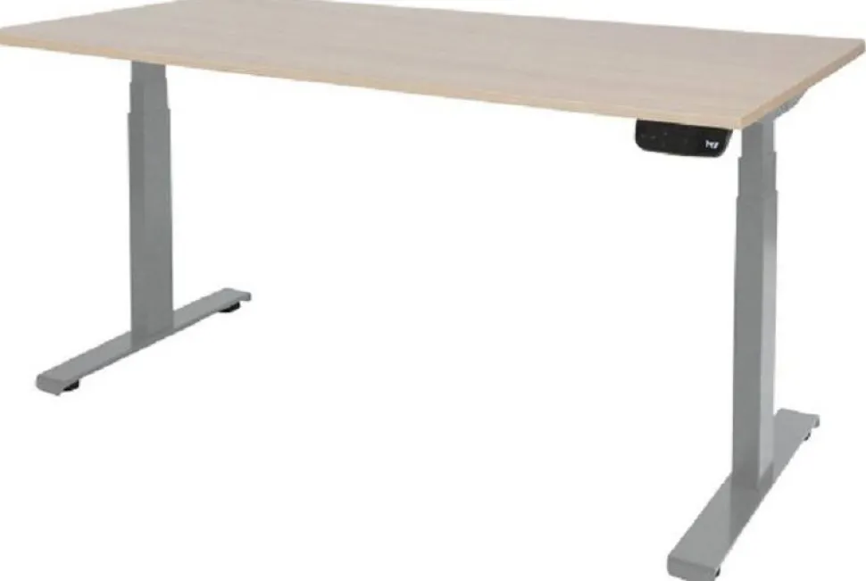 Schaffenburg Bureau Dextro Plus Lindberg Eiken 25mm Aluminium 200 x 80 cm