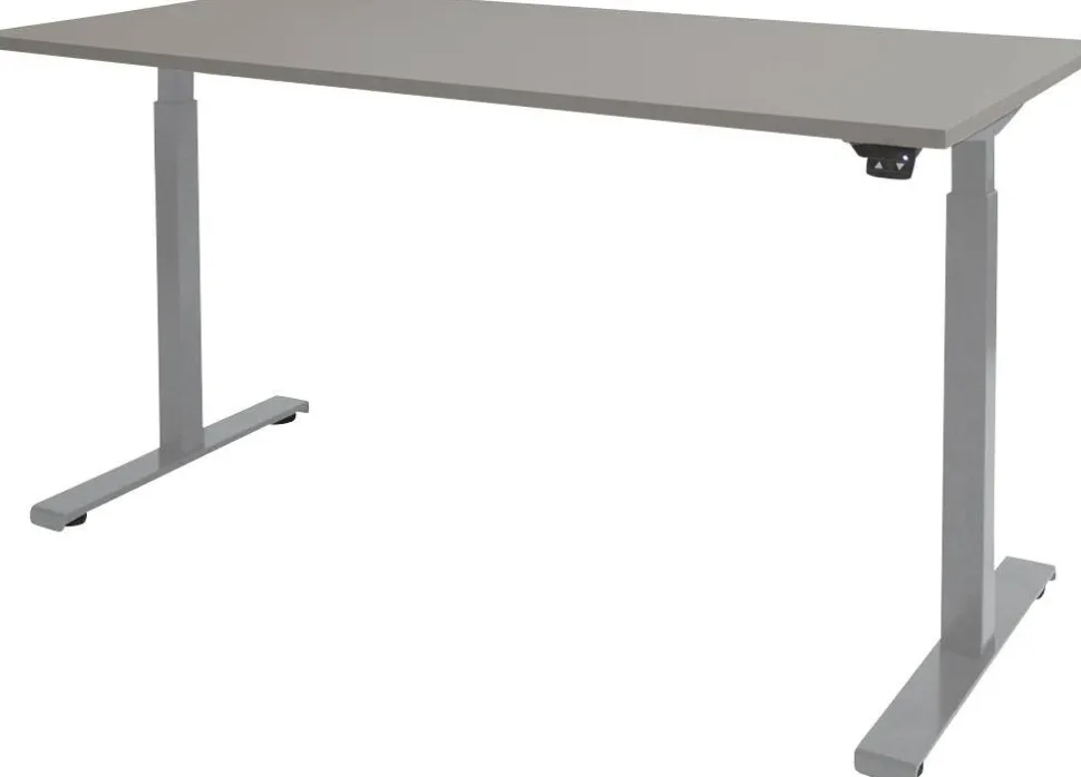 Schaffenburg Dextro Basic Zit-sta-bureau Rechthoekig T-Voet 1.800 (B) x 800 (D) x 705 (H) mm Melamine