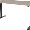 Schaffenburg Dextro Basic Zit-sta-bureau Rechthoekig Kersen T-Voet 1.400 (B) x 800 (D) x 705 (H) mm Melamine