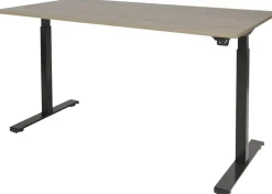 Schaffenburg Dextro Basic Zit-sta-bureau Rechthoekig Eiken T-Voet 1.400 (B) x 800 (D) x 705 (H) mm Melamine