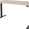 Schaffenburg Dextro Basic Zit-sta-bureau Rechthoekig Eiken T-Voet 1.600 (B) x 800 (D) x 705 (H) mm Melamine