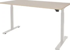 Schaffenburg Dextro Basic Zit-sta-bureau Rechthoekig Eiken T-Voet 1.600 (B) x 800 (D) x 705 (H) mm Melamine