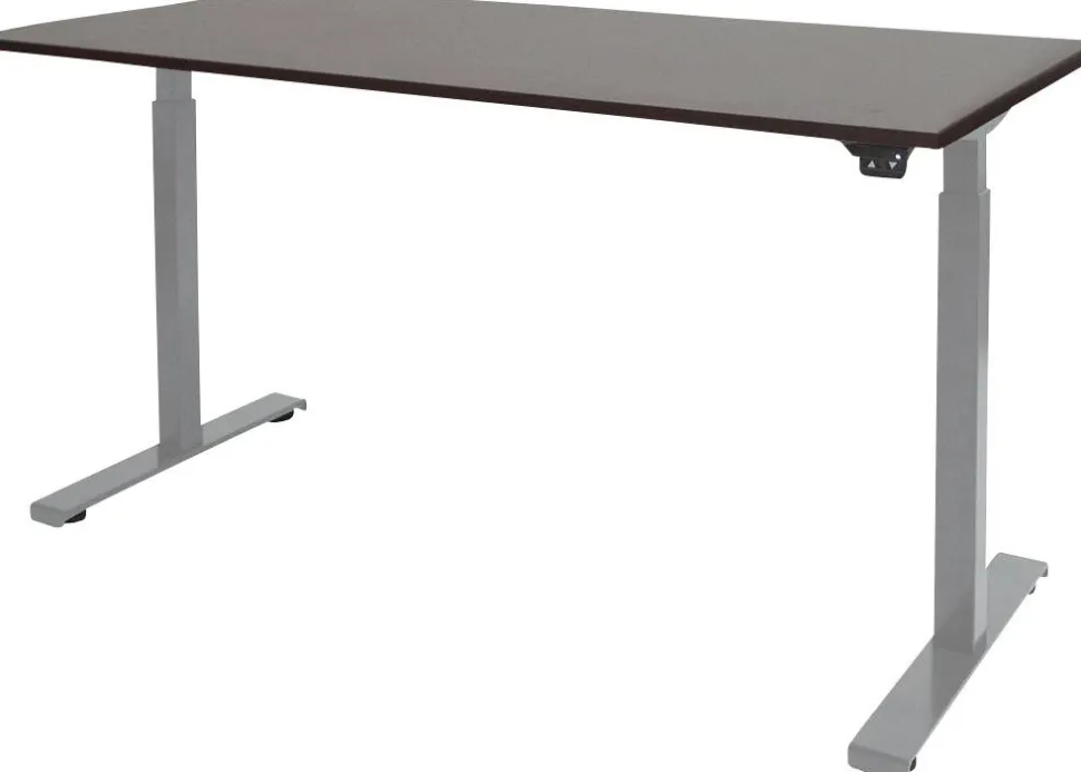 Schaffenburg Dextro Basic Zit-sta-bureau Rechthoekig Eiken T-Voet 1.400 (B) x 800 (D) x 705 (H) mm Melamine