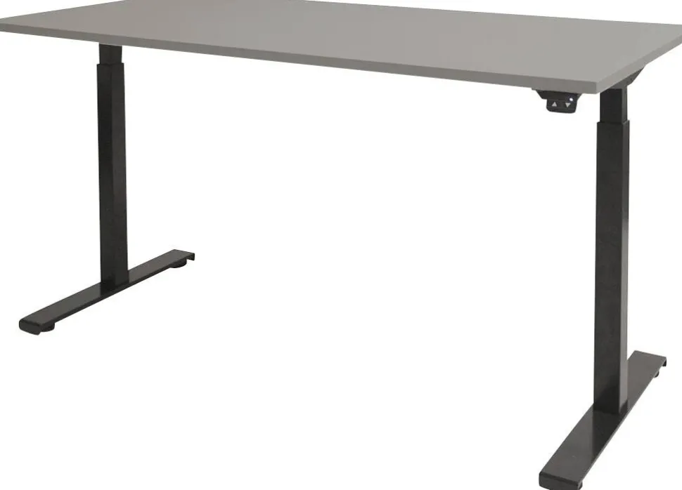 Schaffenburg Dextro Basic Zit-sta-bureau Rechthoekig T-Voet 1.400 (B) x 800 (D) x 705 (H) mm Melamine