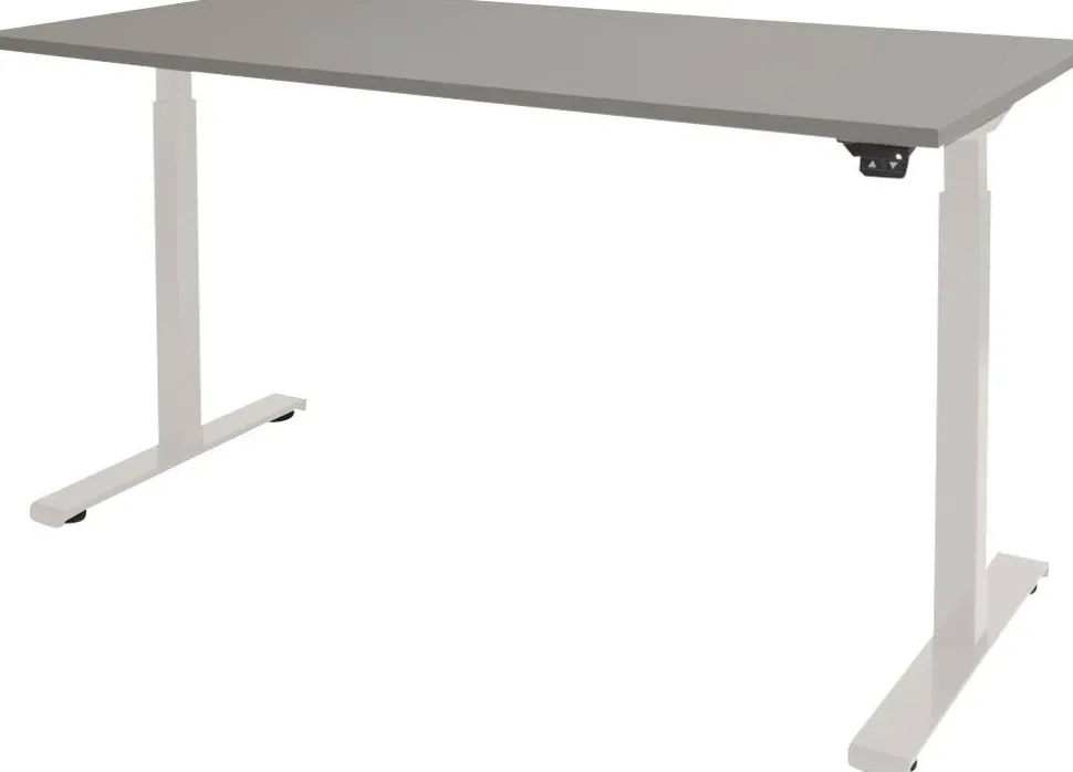 Schaffenburg Dextro Basic Zit-sta-bureau Rechthoekig T-Voet 1.800 (B) x 800 (D) x 705 (H) mm Melamine