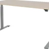 Schaffenburg Dextro Basic Zit-sta-bureau Rechthoekig Eiken T-Voet 1.400 (B) x 800 (D) x 705 (H) mm Melamine