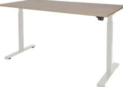 Schaffenburg Dextro Basic Zit-sta-bureau Rechthoekig Kersen T-Voet 1.200 (B) x 800 (D) x 705 (H) mm Melamine