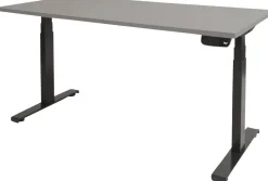 Schaffenburg Dextro Plus Zit-sta-bureau Rechthoekig T-Voet 1.600 (B) x 800 (D) x 645 (H) mm Melamine