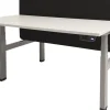 Schaffenburg Dextro Plus Duo Zit-sta-bureau Rechthoekig Eiken H-Frame 1.600 (B) x 800 (D) x 645 (H) mm Melamine
