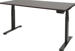 Schaffenburg Dextro Plus Zit-sta-bureau Rechthoekig Eiken T-Voet 1.600 (B) x 800 (D) x 645 (H) mm Melamine