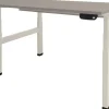 Schaffenburg Dextro Plus Duo Zit-sta-bureau Rechthoekig H-Frame 1.600 (B) x 800 (D) x 645 (H) mm Melamine